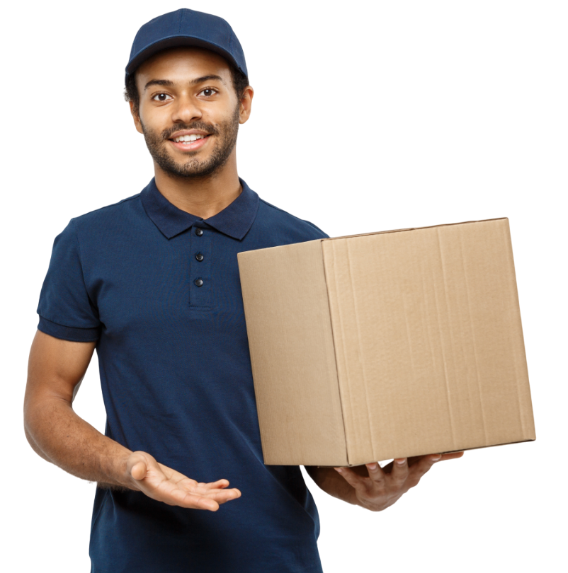 delivery-concept-portrait-happy-african-american-delivery-man-red-cloth-holding-box